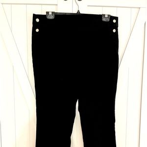 Black stretch pull on pants size 16